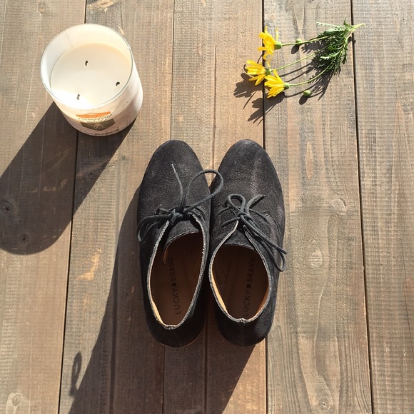 LUCKY BRAND Black Junes Wedge Booties - Picture 3 of 8